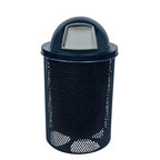 COATEDOUTDOORFURNITURE RDT-P-DBL Heavy Duty Round Trash Receptacle by CoatedOutdoorFurniture