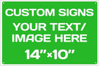 Personalized Aluminum Weatherproof Metal Signs by Repaly