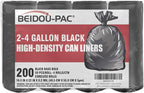 2-4 Gallon Trash Bags, Small Trash Can Bin Liners by BEIDOU-PAC