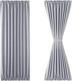 DWCN French Door Curtains – Rod Pocket Thermal Blackout Curtain - Image 7
