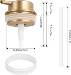 Liquid Soap Dispenser Pump 2pcsHead Replacement Spare Plastic Pump Bathroom - Image 3