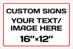 Custom Aluminum Weatherproof Metal Sign by Repaly