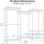 VIPEK V5L Garment Rack Heavy Duty Clothes Rack - Image 6