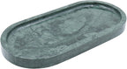Natural Marble Tray, Oval Vanity Decorative Tray - Image 2