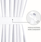 DWCN French Door Curtains – Rod Pocket Thermal Curtain - Image 2