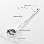 Long Handle Coffee Scoop: 8.3 Inch 18/8 Stainless Steel 1 Tablespoon Metal - Image 6