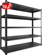 48.2" W Garage Shelving 3000LBS Storage Shelves Heavy Duty Garage Storage - Image 6