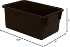 Wood Designs Cubby Storage Bin, Heavy Duty Plastic Containers - Image 7
