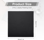 MECCANIXITY Jewelry Polishing Cloth 11.8x11.8 Inch Silver Polish Cleaning - Image 2