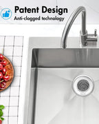 Sink Drain Strainer: Anti-Slip Flexible Chainlink, 304 Stainless Steel. - Image 7