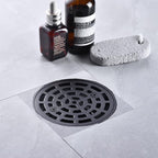 RANDOM Round Shower Drain Kit Matte Black - Image 9