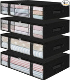 StorageRight Under Bed Storage Bins, Breathable Organizer by StorageRight