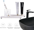 2 Pcs Water Absorbing Stone Trays, Kitchen/Bathroom Sink Soap Dish, Diatomite - Image 3