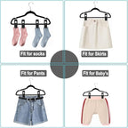Hanger Clips Perfect for Velvet Hangers, Strong Plastic Clips Pant Skirt Hanger - Image 5
