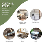 MORE - Stainless Steel Cleaner & Polish Spray + Microfiber Cloth - Stainless - Image 7