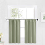 RYB HOME Small Curtains Blackout by RYBHOME