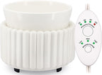 Ceramic Wax Melt Warmer with Timer Candle Warmer by VICTORIAAROMA