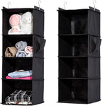 2 Packs Hanging Closet Organizer, 4-Shelf Closet Organizers and Storage by WelcometoYRCBEHFU