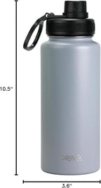 DRINCO Stainless Steel Water Bottle Spout Lid Vacuum Insulated Double Wall - Image 6