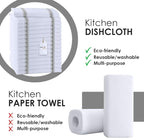 Dish Towels Set Size 15x25 Inch, 100% Cotton Soft & Absorbent Linen Kitchen - Image 2
