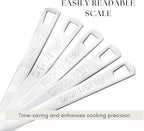 2 Pack Teaspoon Measuring Spoons, 1/4 tsp, 1/8 tsp, 1/16 tsp, 1/32 tsp - Image 4