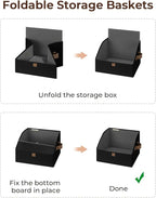 StorageWorks Closet Storage Bins, Trapezoid Organizer Box - Image 5