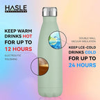 HASLE OUTFITTERS 17oz Stainless Steel Water Bottles, Vacuum Insulated Water - Image 4
