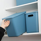 Plastic Storage Bins with lids, Storage Baskets, Container with handle - Image 5