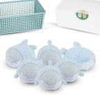 XL Size Wool Dryer Balls 6 Pack- Over 2000 Loads, Whale Shark Appearance by Freshore
