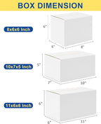 Assorted-Sizes-Shipping-Boxes-45-Pack: 8x6x6 & 10x7x5 & 11x6x6 - Image 3