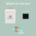 PERFNIQUE Kitchen Compost Bin, 1.7 Gallon Countertop Compost Bin - Image 6