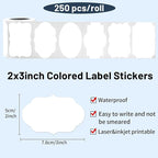 White Labels Stickers - Image 2