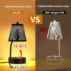 Black Tree Candle Warmer Lamp, LED Colors Changing Candle Warmer - Image 6