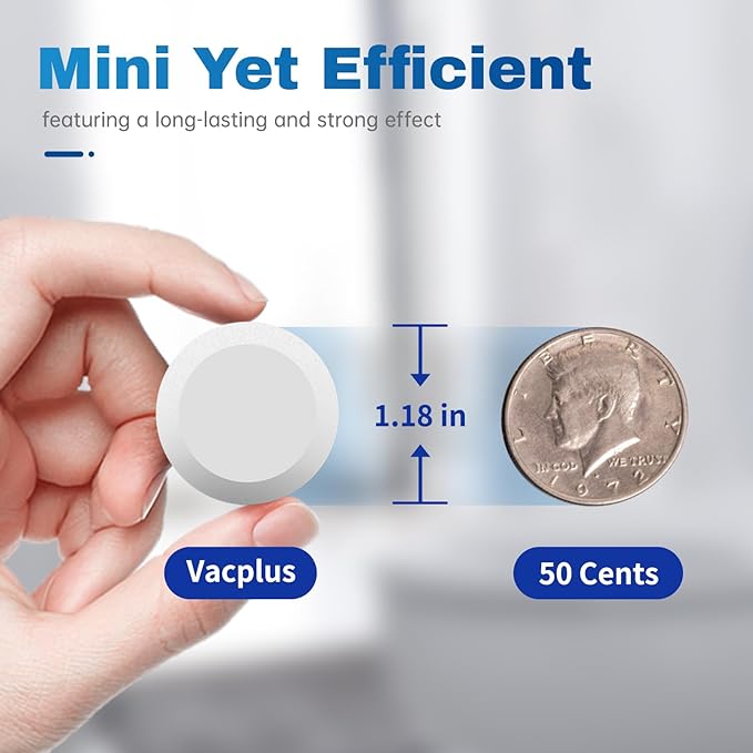 Vacplus Toilet Bowl Cleaner Tablets 12 PACK, Automatic Toilet Bowl Cleaners - Image 2