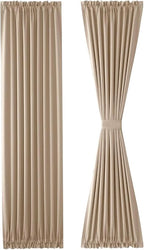 DWCN French Door Curtains – Rod Pocket Thermal Blackout Curtain - Image 7