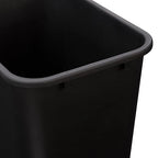 Amazon Basics Trash Can, Rectangular Commercial Office Wastebasket, 10 Gallon - Image 4