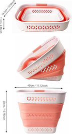 SAMMART 40L Collapsible Plastic Laundry Basket - Image 7
