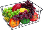 Kitchen Wire Baskets Farmhouse Decor Metal Food Storage Organizer, Household - Image 8