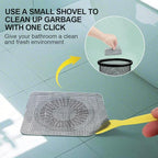 80PCS 4"x4" Disposable Hair Drain Stickers, Anti-Blocking Filter Screen - Image 5