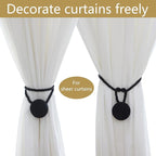 Magnetic Curtain Tiebacks - 12mm Magnetic Tie Backs - Image 4