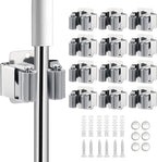12PCS Broom and Mop Holder, Heavy Duty Garden Tool Organizer Rack Rake and by JAMEND+CLXP
