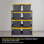 CX Black & Yellow®, Shelving Unit and Heavy Duty Storage Containers, Extremely - Image 11