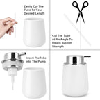 Foam Soap Dispenser Pump 2pcsHead Replacement Spare Plastic Pump Bathroom - Image 4