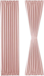 DWCN French Door Curtains – Rod Pocket Thermal Blackout Curtain - Image 7