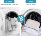 Polecasa 2Pcs 24 x 24 Inches Extra Durable 125g Diamond Mesh Laundry Bags - Image 6