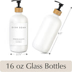 Emerson Glass Soap Dispenser Set - 16 Oz - Image 2