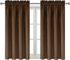 DWCN Brown Blackout Curtains for Bedroom -Rod Pocket Thermal Insulated Room - Image 9