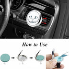 Essential Oil Car Diffuser Vent Clip Diffuser Christmas Car Accessories - Image 5