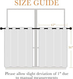 PONY DANCE Short Gray Blackout Curtains - Image 2