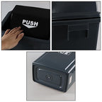4 Pack 18 Gal Plastic Garage Can - Image 3